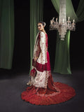Maroon Sara Jahan Silk Embroidered Lehenga Set-NA-05