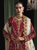 Maroon Sara Jahan Silk Embroidered Lehenga Set-NA-05