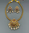 H&A Jewellery Gold-Plated Polki Jewellery Set
