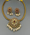 H&A Jewellery Gold-Plated Polki Jewellery Set