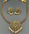 H&A Jewellery Gold-Plated Polki Jewellery Set