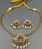 H&A Jewellery Gold-Plated Polki Jewellery Set