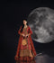 Sara Jahan Chiffon Embroidered Lehenga Set-AD-005