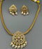 H&A Jewellery Gold-Plated Polki Jewellery Set