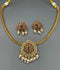 H&A Jewellery Gold-Plated Polki Jewellery Set