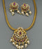 H&A Jewellery Gold-Plated Polki Jewellery Set