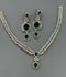 H&A Jewellery One Carat Silver Rhodium Plated Jewellery Set