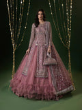Pink Sara Jahan Net Embellished Lehenga Set-Nayab