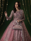 Pink Sara Jahan Net Embellished Lehenga Set-Nayab