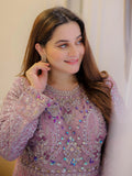 Pink Sara Jahan Net Embellished Lehenga Set-Nayab