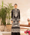 Sara Jahan Georgette Chiffon Embroidered Stitched 3-Piece Suit-Komal