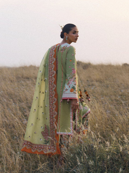 Hussain Rehar Jinan 26 Lawn Embroidered Stitched 3-Piece Suit-Rang-e-Bahar