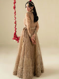 Golden Hani & Umaima Organza Embroidered Lehenga-Gul e Zenat