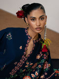 Blue-Jugnu By Hussain Rehar SS'26-Edit IV Cotton Embroidered Stitched 3-Piece Suit-Jiro