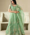 Hani & Umaima Organza Embroidered Lehenga-Gul e Rimal