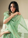 Green Hani & Umaima Organza Embroidered Lehenga-Gul e Rimal