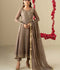 Hani & Umaima Chiffon Embroidered Stitched 3-Piece Suit-Sohani