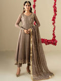 Hani & Umaima Chiffon Embroidered Stitched 3-Piece Suit-Sohani