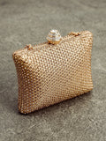Champagne-Savarna Clutch-Coffee Gold 56