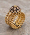 Orya Jewellery Adjustable Ring-Champagne R55