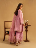 Black-Enzo Celia Korean Raw Silk Embroidered Stitched 3-Piece Suit-Veyra