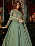 Hani & Umaima Chiffon Embroidered Stitched 2-Piece Suit-Aroosha