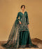 Enzo Celia Korean Raw Silk Embroidered Sharara-Freya