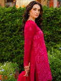 Pink-Enzo Leia Silk Pret Korean Raw Silk Embroidered Stitched 3-Piece Suit-Amelie