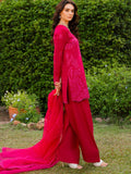 Pink-Enzo Leia Silk Pret  Korean Raw Silk Embroidered Unstitched 3-Piece Suit-Amelie
