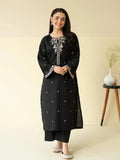 Black-Alina Lime Lawn Embroidered Stitched 2-Piece Suit-Lilac 