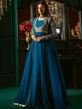 Hani & Umaima Chiffon Embroidered Stitched 2-Piece Suit-Mona