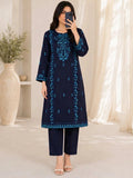 Blue Alina Lime Lawn Embroidered Stitched 2-Piece Suit-Blenz