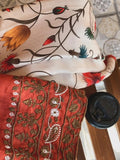Red-Riwayat Wear Lawn Embroidered Stitched 3-Piece Suit-Hina