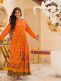 Orange MH Cloth House Blended Lawn Printed 2-Piece suit-Zarfashan