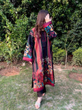 Sehrish Kanwal Lawn Printed Stitched 2-Piece Suit-Black