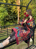 Sehrish Kanwal Lawn Printed Stitched 2-Piece Suit-Black