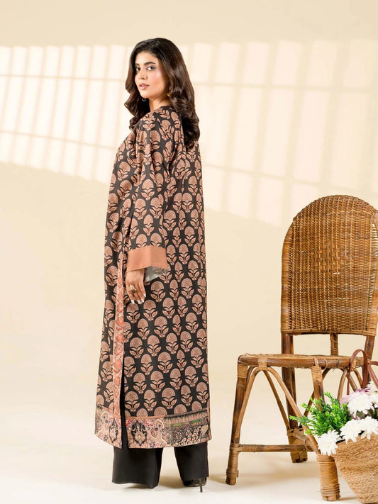 Black- Rabazka Blended Lawn Stitched Shirt-WRTW-PLCK-1PC-S26-08