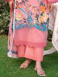 Pink-Chandan Nagri Lawn Embroidered Stitched 3-Piece Suit-Eira