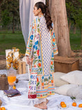 White and Multi-Chandan Nagri Lawn Embroidered Stitched 3-Piece Suit-Willow Faye