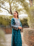 Green Ayat Closet Lawn Embroidered Stitched 3-Piece Suit-Zinc Arfa