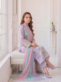 Lilac-Duas Boutique Lawn Embroidered Stitched 3-Piece Suit-Lilly