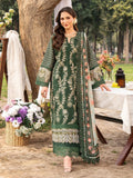 Green-Chandan Nagri Lawn Embroidered Stitched 3-Piece Suit-Florence