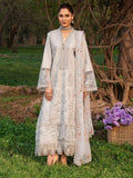 Grey-Chandan Nagri Lawn Embroidered Stitched 3-Piece Suit-Seren