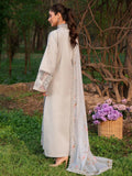 Grey-Chandan Nagri Lawn Embroidered Stitched 3-Piece Suit-Seren