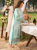 Blue-Chandan Nagri Lawn Embroidered Stitched 3-Piece Suit-Cassia