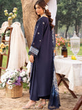 Blue-Chandan Nagri Lawn Embroidered Stitched 3-Piece Suit-Souci