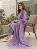 Purple-Riwayat Wear Lawn Embroidered Stitched 3-Piece Suit-Ezzal