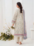 Mint and Cream-Chandan Nagri Lawn Embroidered Stitched 3-Piece Suit-Azure-Ivory