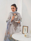 Grey-Chandan Nagri Lawn Embroidered Stitched 3-Piece Suit-Elysee