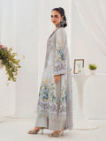 Grey-Chandan Nagri Lawn Embroidered Stitched 3-Piece Suit-Elysee